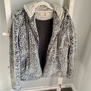 Thread + Supply Hooded Plush Fleece Jacket